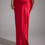 PRE ORDER: MELROSE SATIN MAXI SKIRT