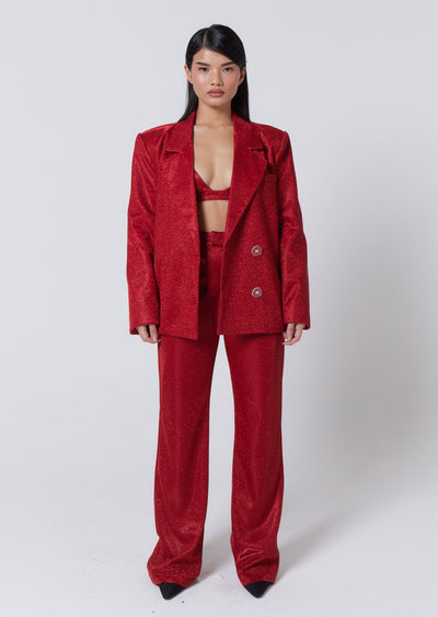 RED PETITE SANTORINI TROUSERS